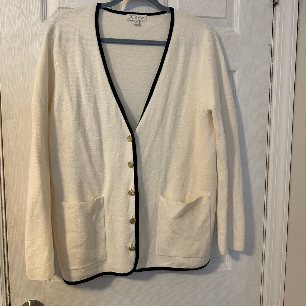 J. Crew Crew Giselle V-Neck Sweater Blazer